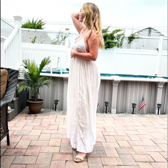 Free People | Dresses | Intimately Free People Ivory Maxi Dress | Poshmark